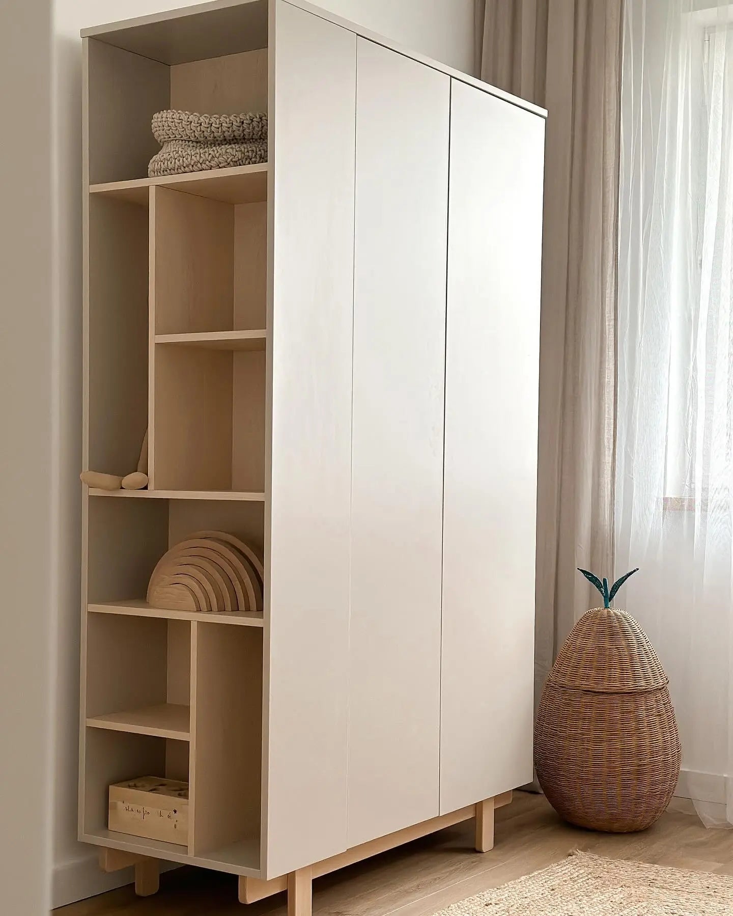Wardrobe, children's room furniture "BASIC"-1