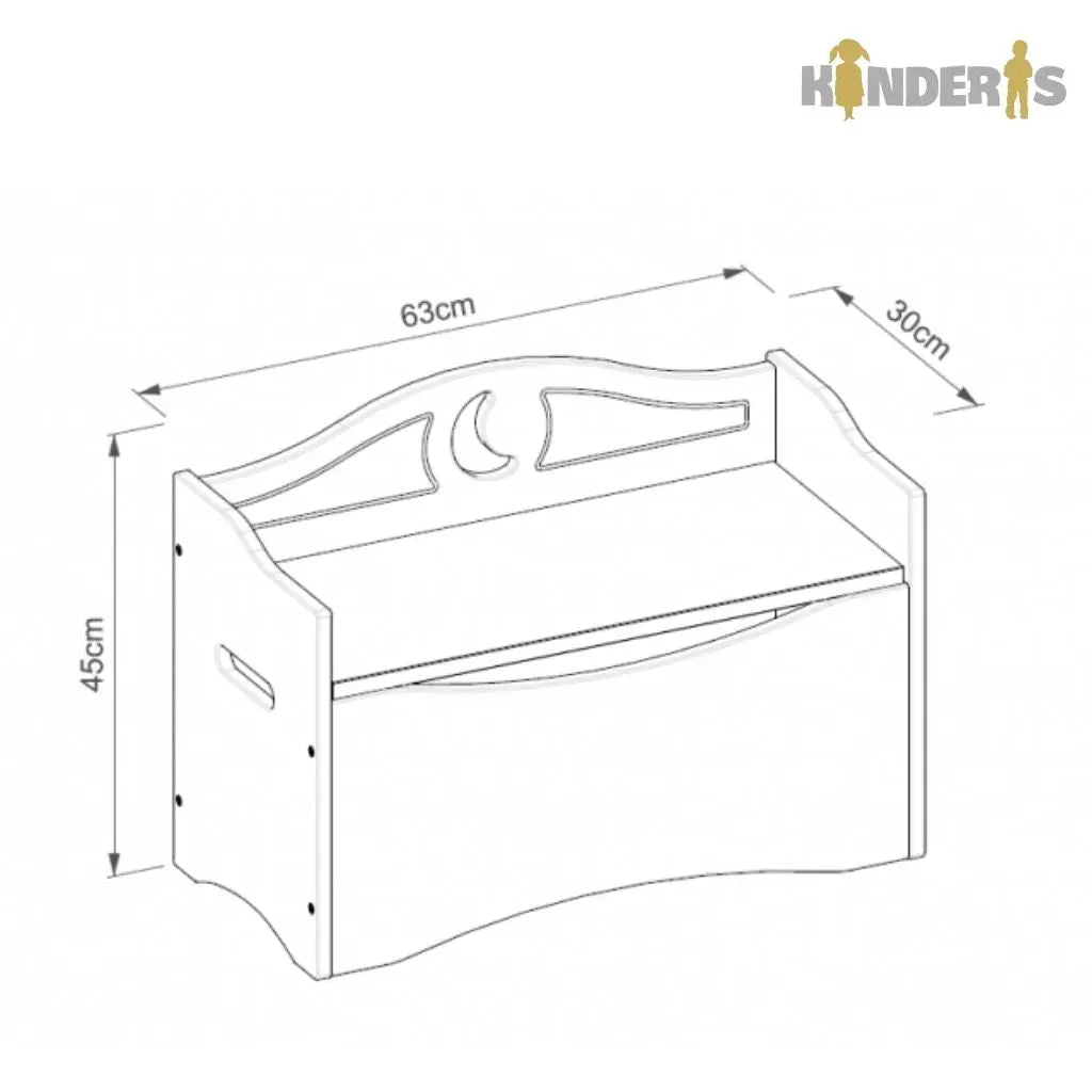 The bench is a storage box for toys-2