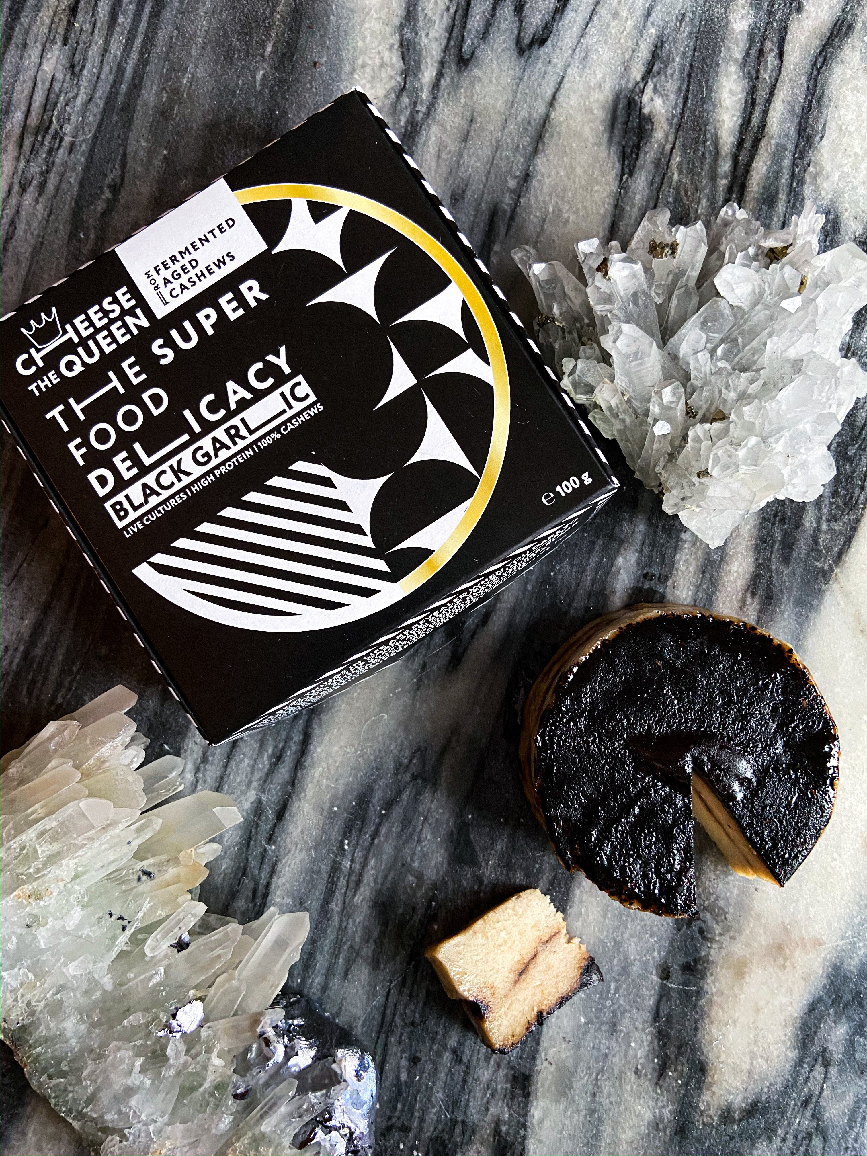 BLACK GARLIC Box of 6 Aged Cashew Delicacies-0
