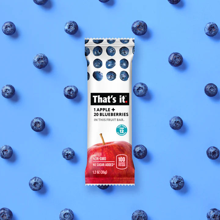 That's It Fruit Bar Apple & Blueberry (12x1.2 OZ)