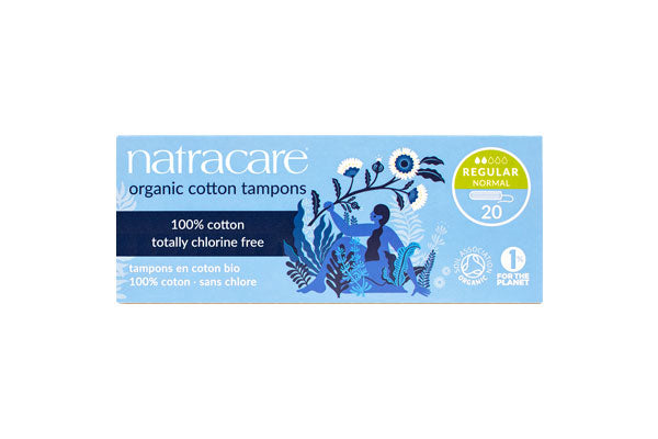 Natracare Regular Non-Applicator Organic Cotton Tampons