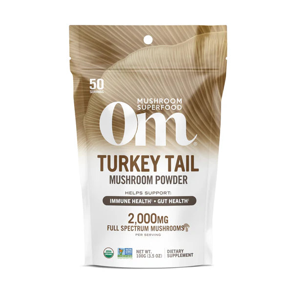 Om Turkey Tail Organic Mushroom Powder 3.5 oz