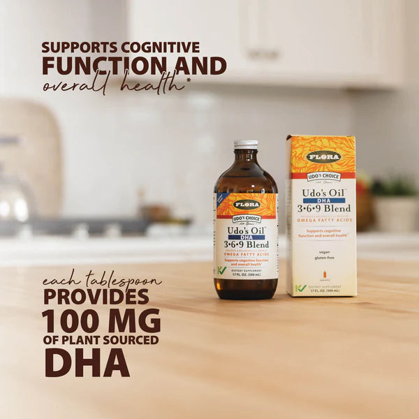 Flora Udo's Oil„¢ DHA 3<li>6<li>9 Blend