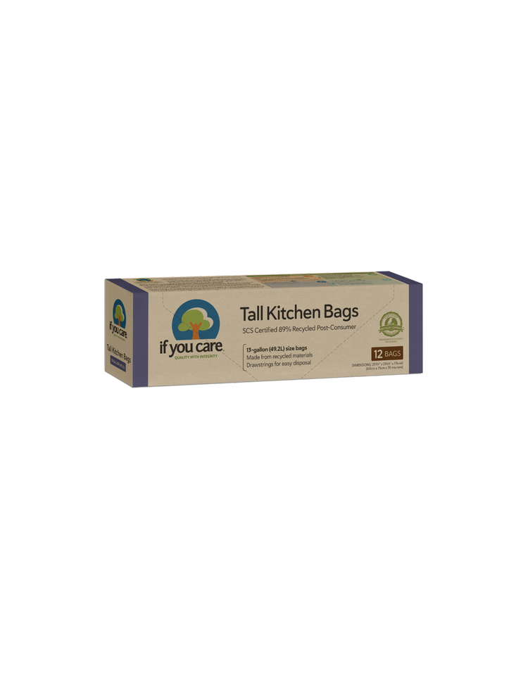 If You Care Tall Kitchen Bags With Handles (12x12 CT)