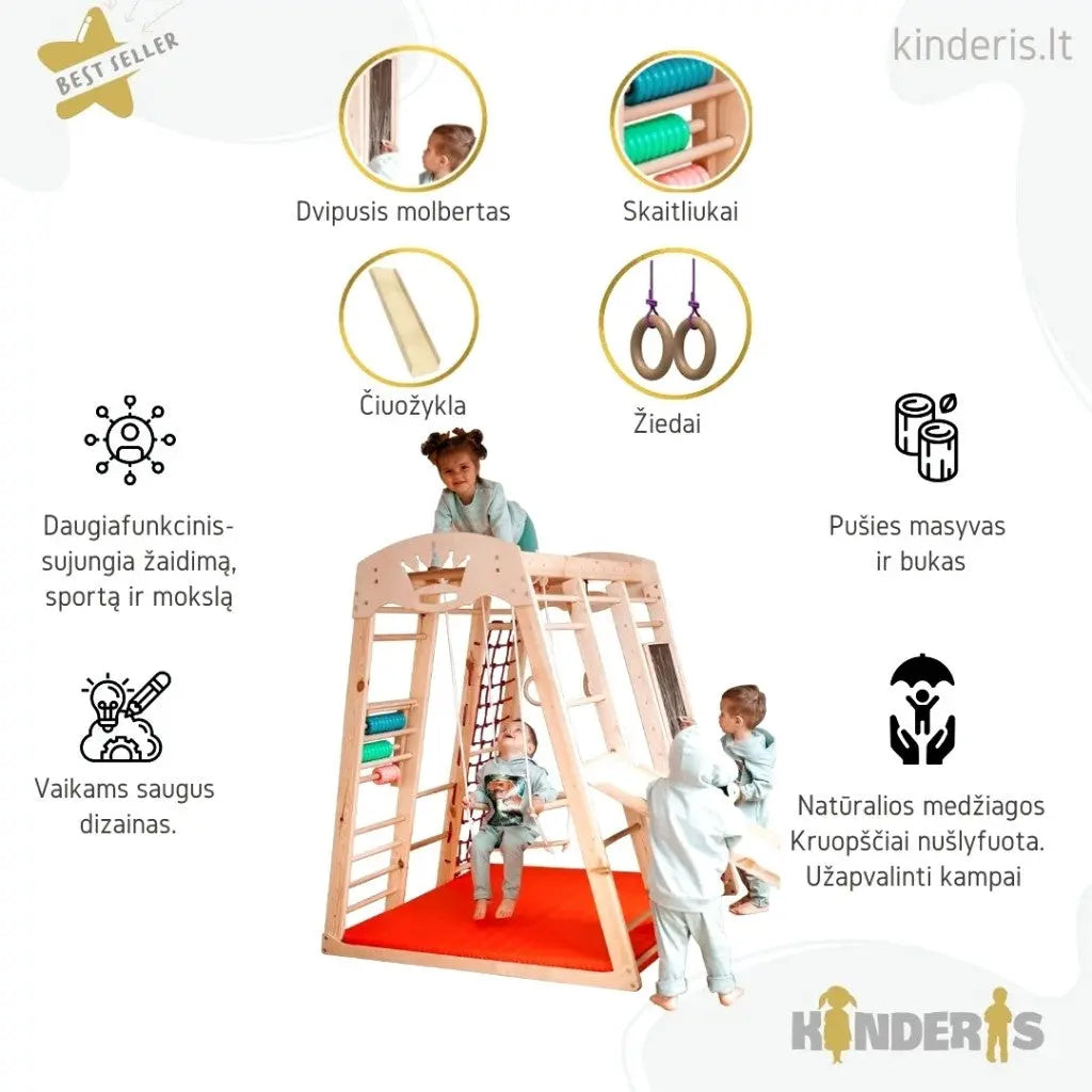 Indoor playgrounds, playgrounds "GUDRUTIS"-0