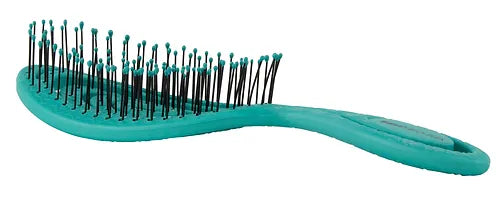 Bass BIO-FLEX Swirl Teal| Swirl Shape Hairbrush with Plant Based Handle