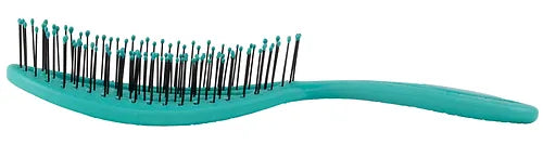 Bass BIO-FLEX Swirl Teal| Swirl Shape Hairbrush with Plant Based Handle