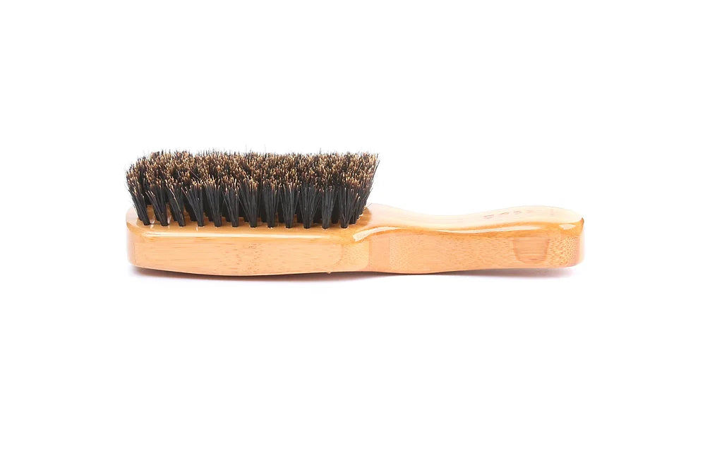 Bass 153S Dark Bamboo Classic Club Style with Soft Natural Bristles