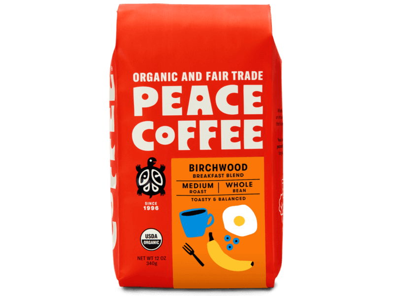 Peace Coffee Birchwood Breakfast Blend 6 Pack