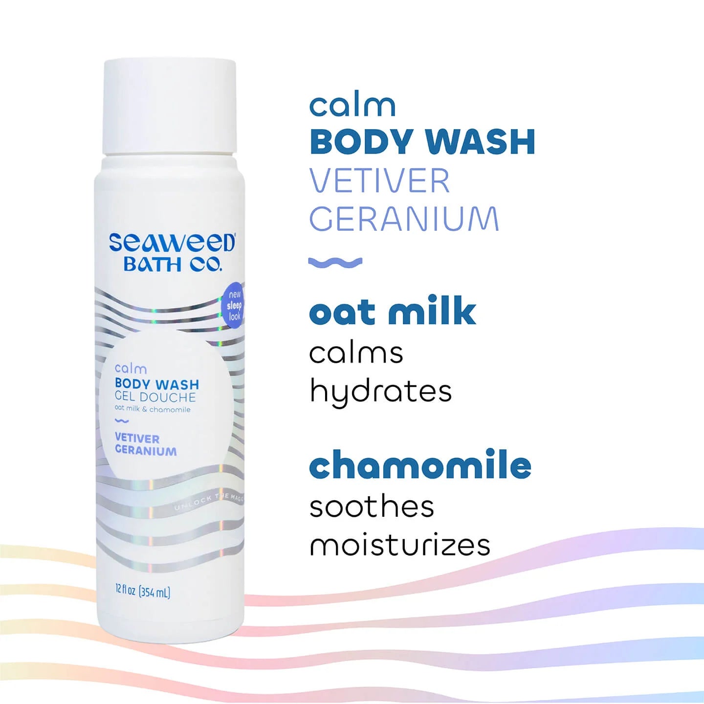 Seaweed Bath Co. Calm Body Wash - Vetiver Geranium