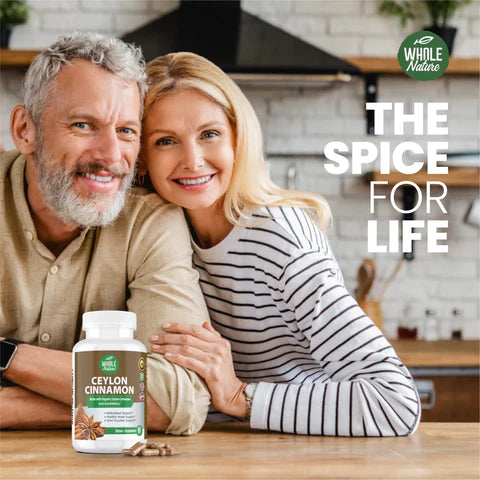 Whole Nature Cinnamon Capsules 1200mg, Made With Organic Ceylon
