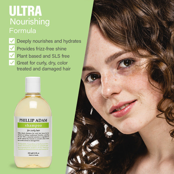 Phillip Adam Curly Hair Shampoo 12 oz