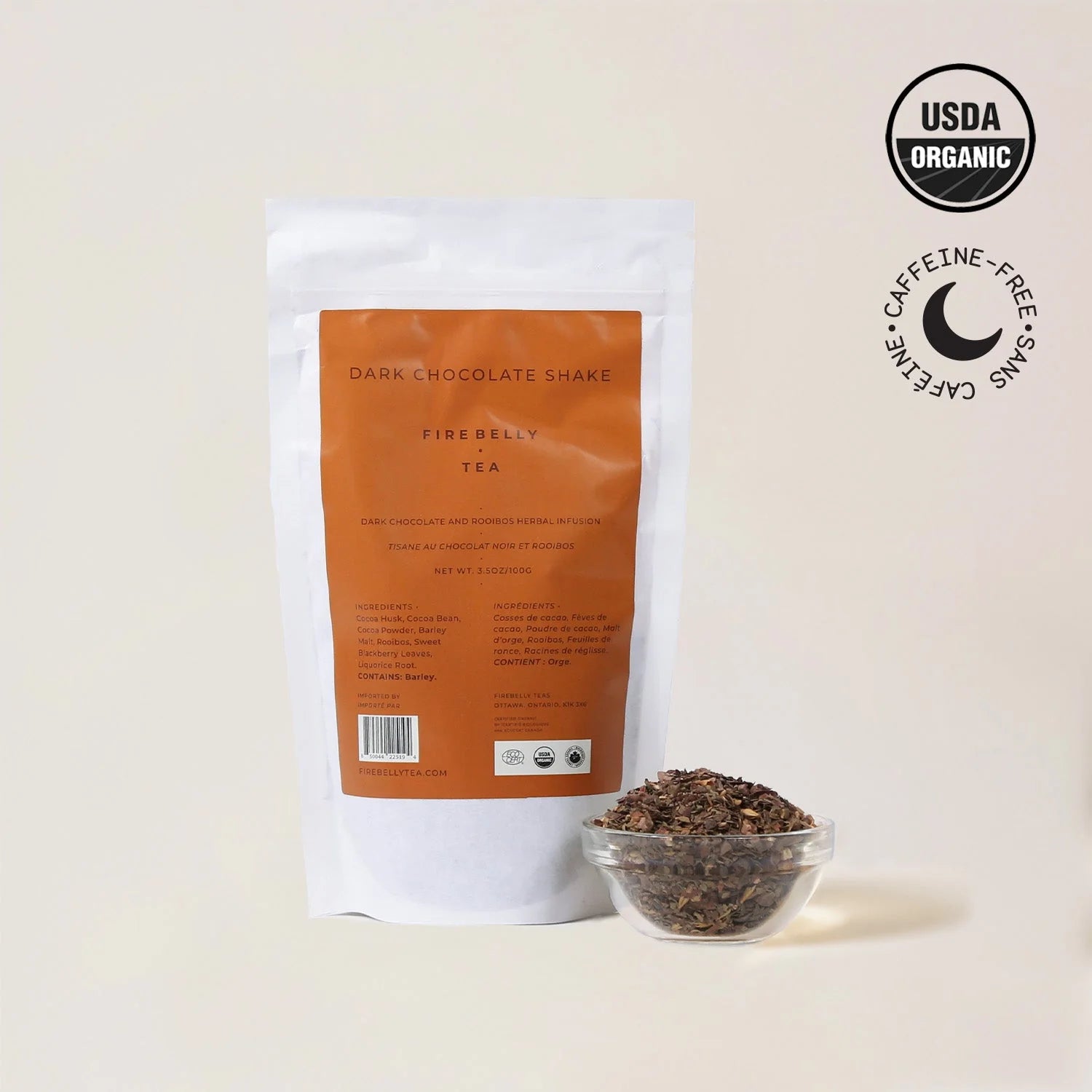 Dark Chocolate Shake Herbal Infusion Tea