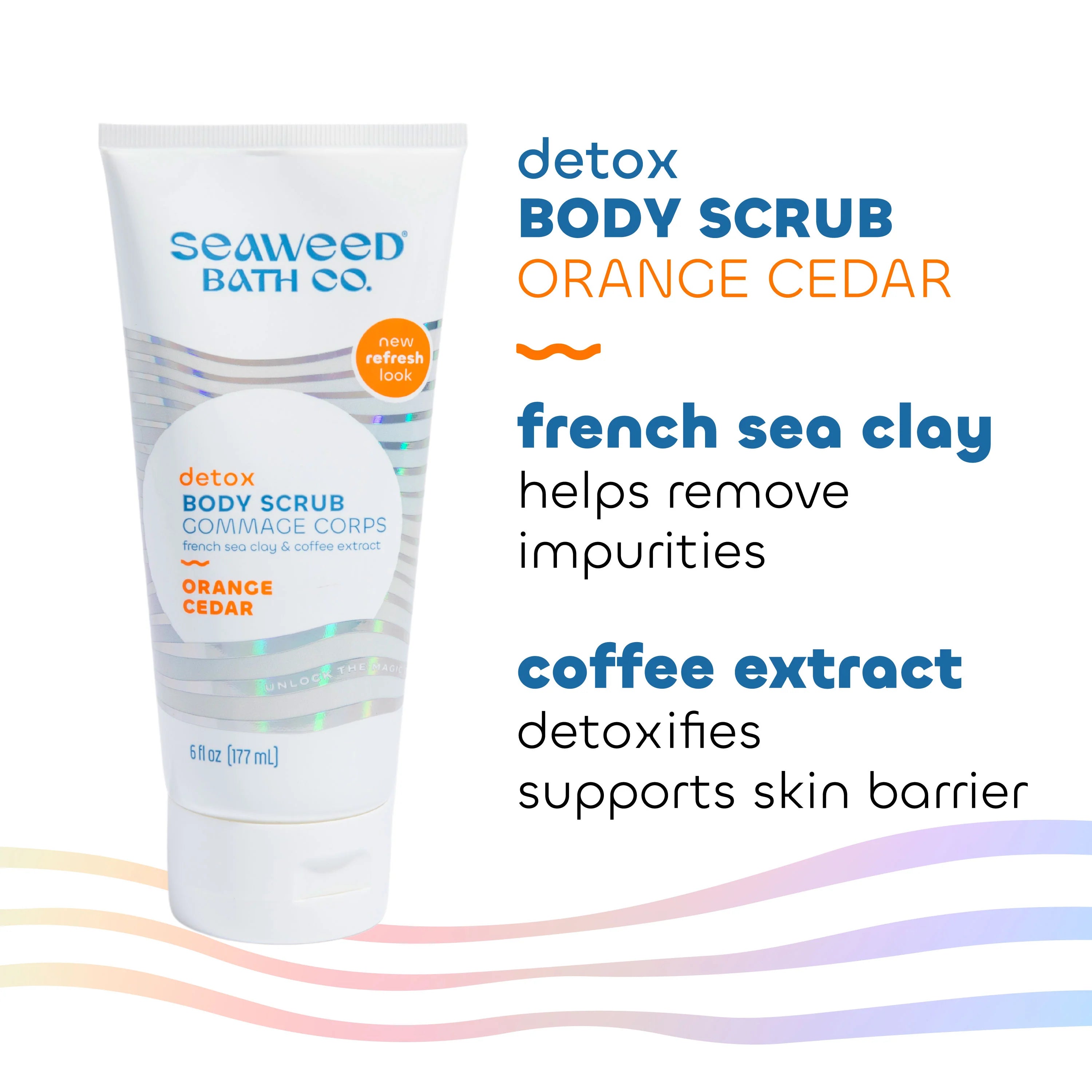 Seaweed Bath Co. Detox Body Scrub - Orange Cedar