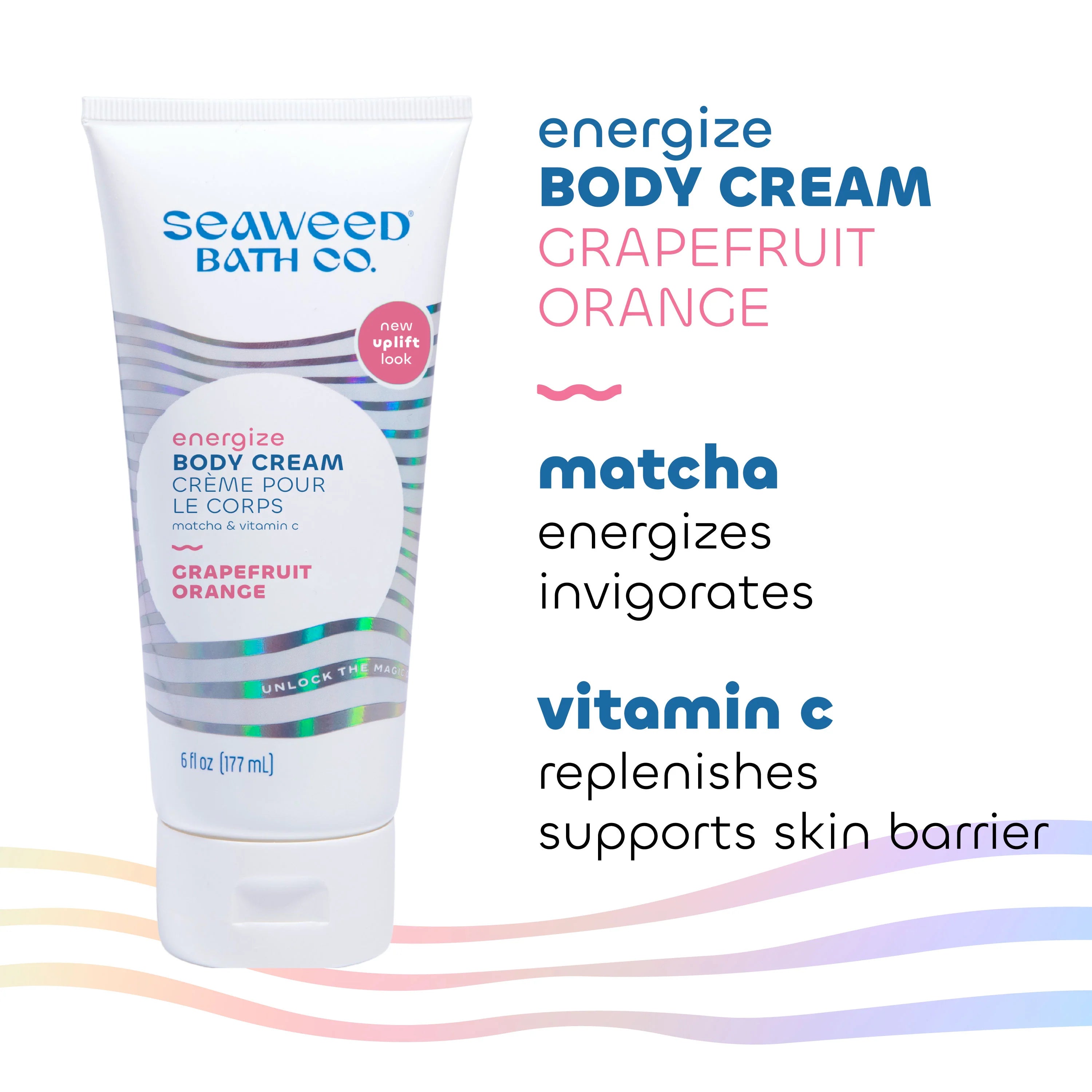 Seaweed Bath Co. Energize Body Cream - Grapefruit Orange