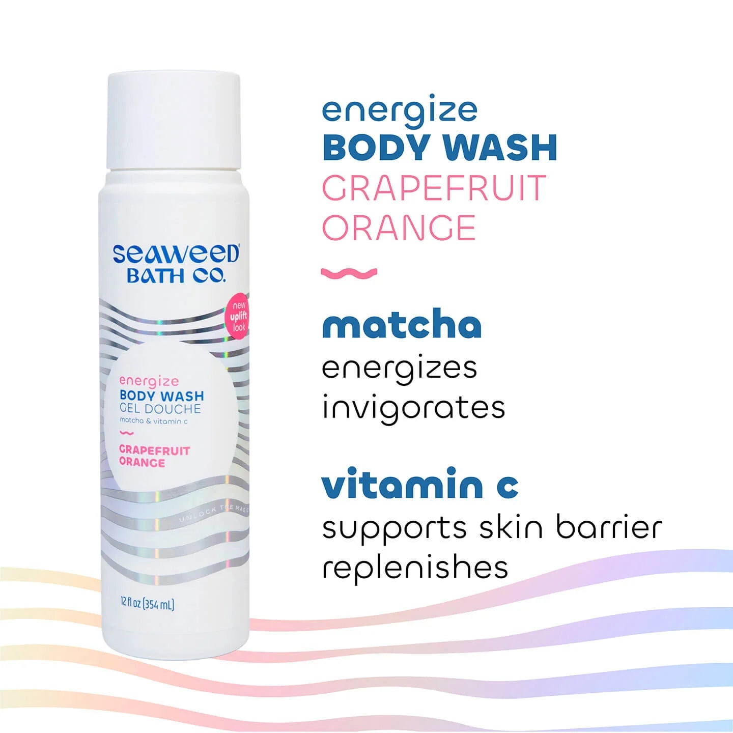 Seaweed Bath Co. Energize Body Wash - Grapefruit Orange