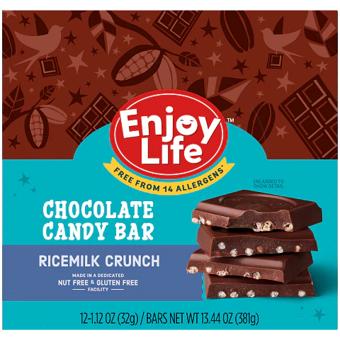 Enjoy Life Foods Chocolate Bar Ricemilk Crunch