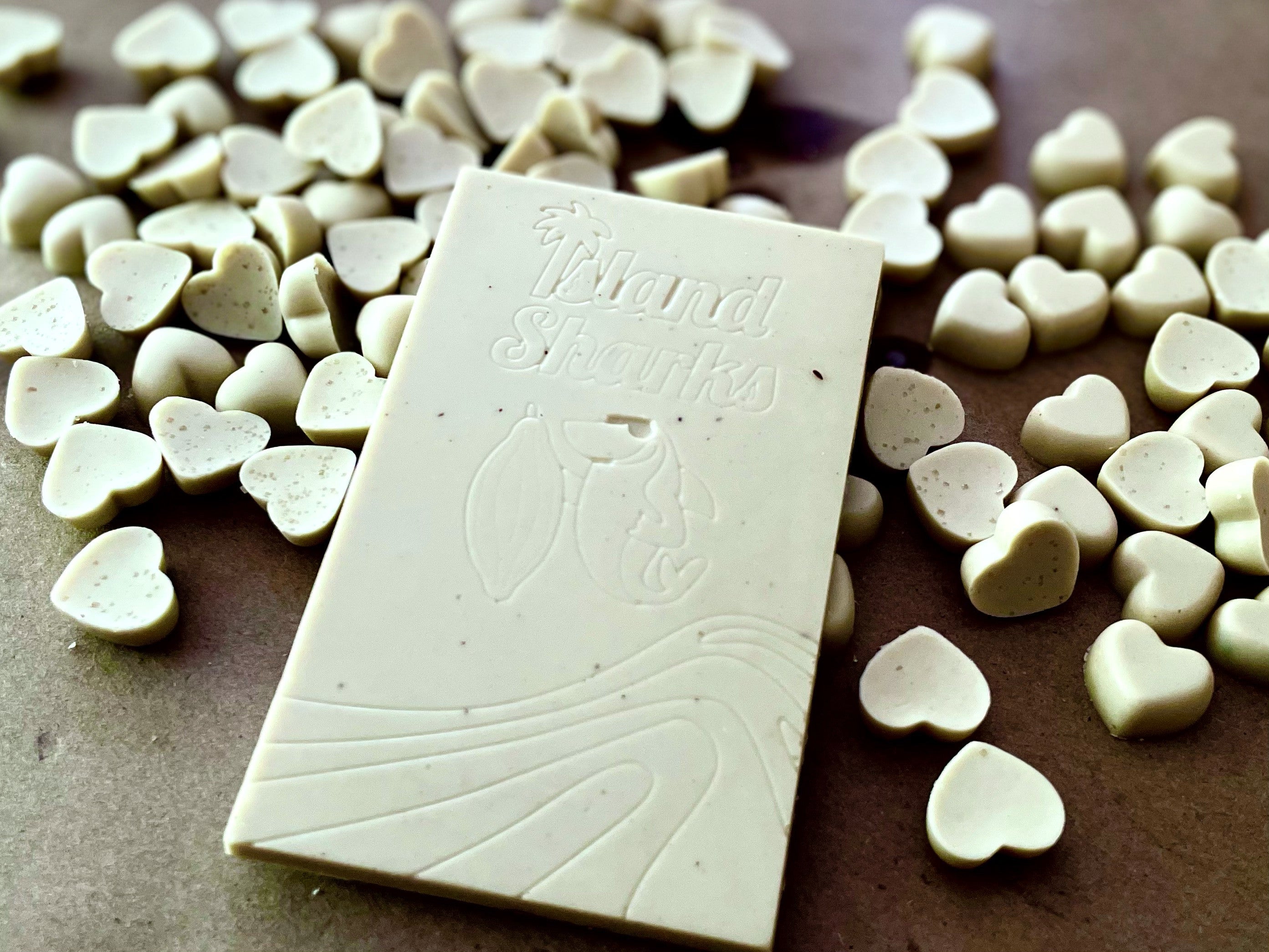 Vegan 0 Percent White Chocolate w/ 100% Hawaiian Vanilla Bean 3-Pack!-1