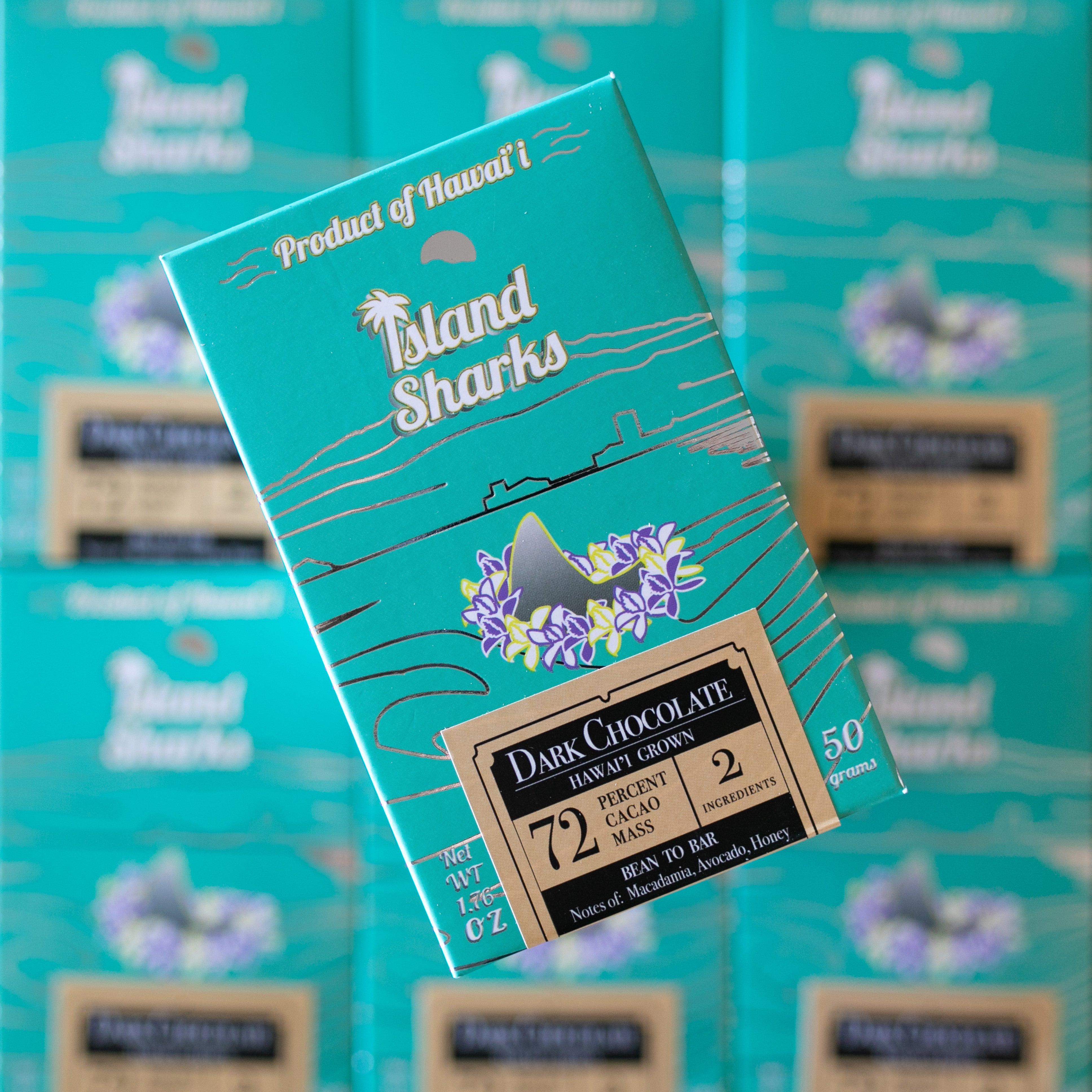72% Hawai'i Island Grown Cacao Dark Chocolate-1