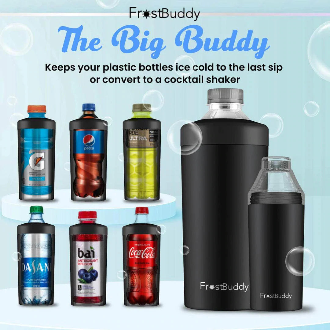 FrostBuddy® Sublimation BIG BUDDY | 20OZ BOTTLE COOLER | COCKTAIL SHAKER-1