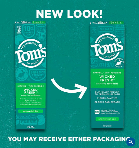 Tom's Of Maine Wicked Fresh! Spearmint Ice Anticavity Toothpaste
