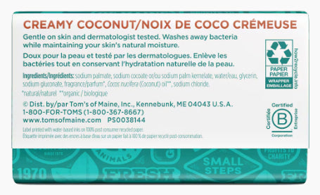 Tom's of Maine Creamy Coconut Natural Beauty Bar