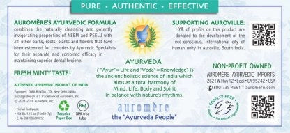 Fresh Mint Ayurvedic Toothpaste