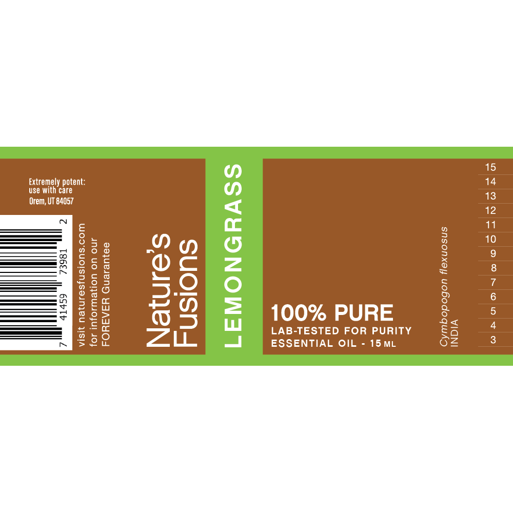 Lemongrass Pure Essential Oil - 15ml