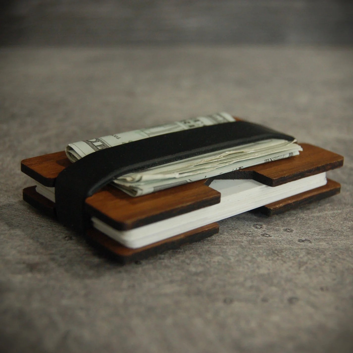 Minimalist Wood Wallet or Business Card Holder