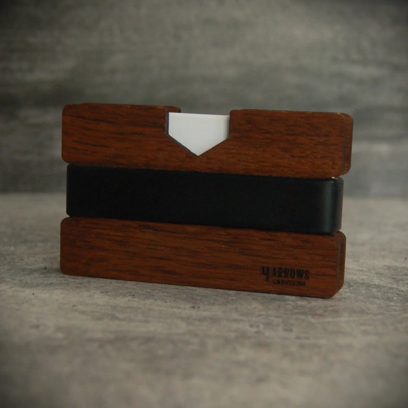 Minimalist Wood Wallet or Business Card Holder