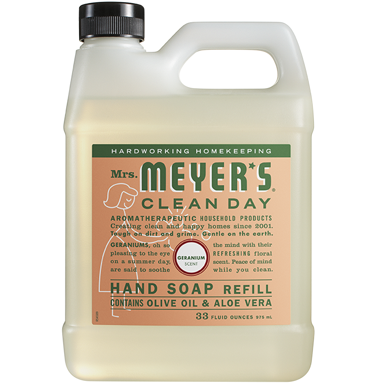 Mrs. Meyers Geranium Liquid Hand Soap Refill 6 Pack