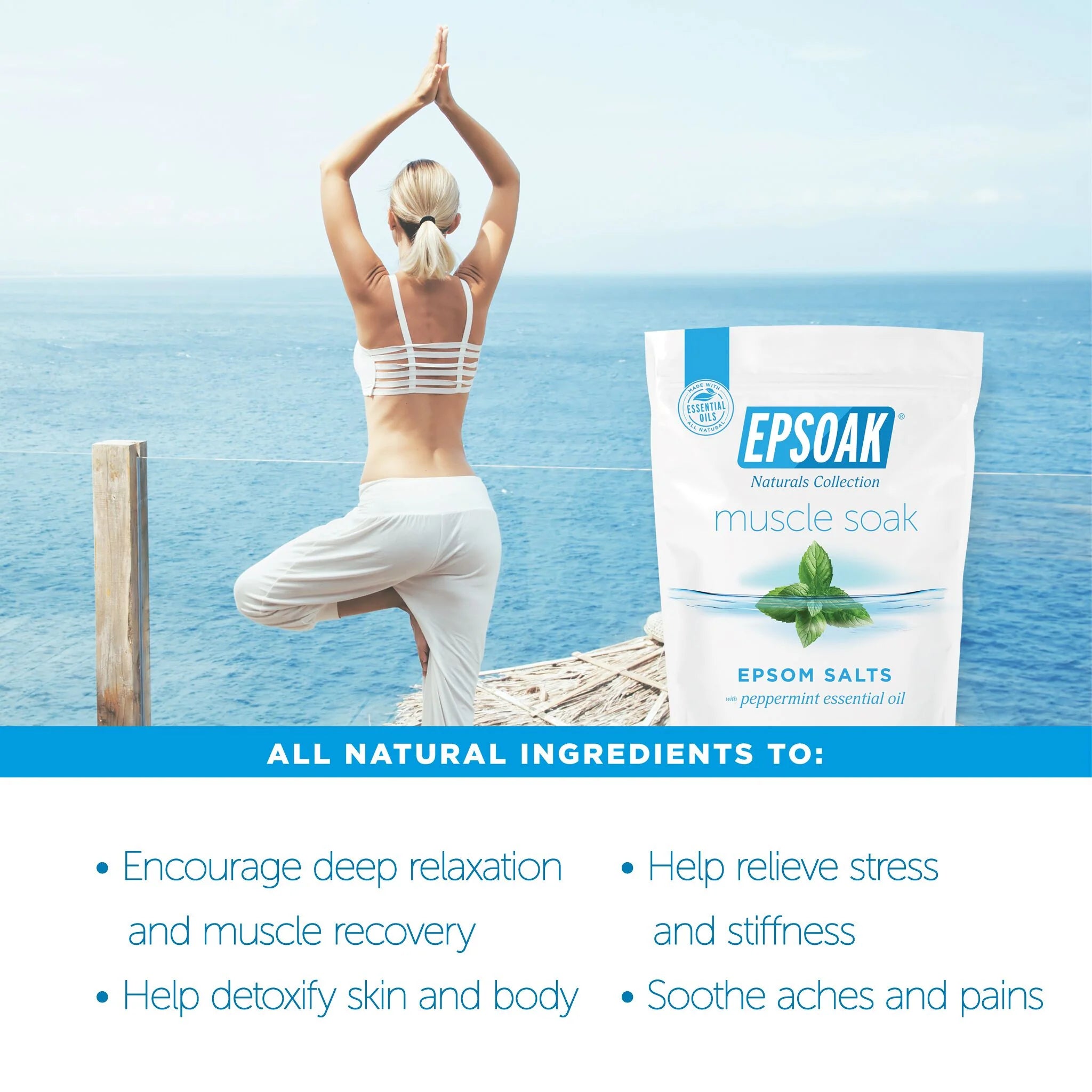 Muscle Soak Eucalyptus & Peppermint Epsom Salt