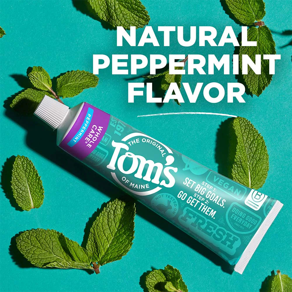 Whole Care Peppermint Anticavity Toothpaste 6 Pack