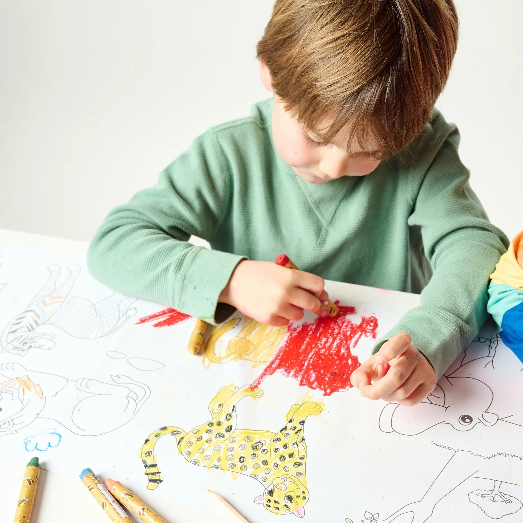 Coloring Scroll - (Choice of theme : dinosaur, jungle, ocean, solar system, 10' long)