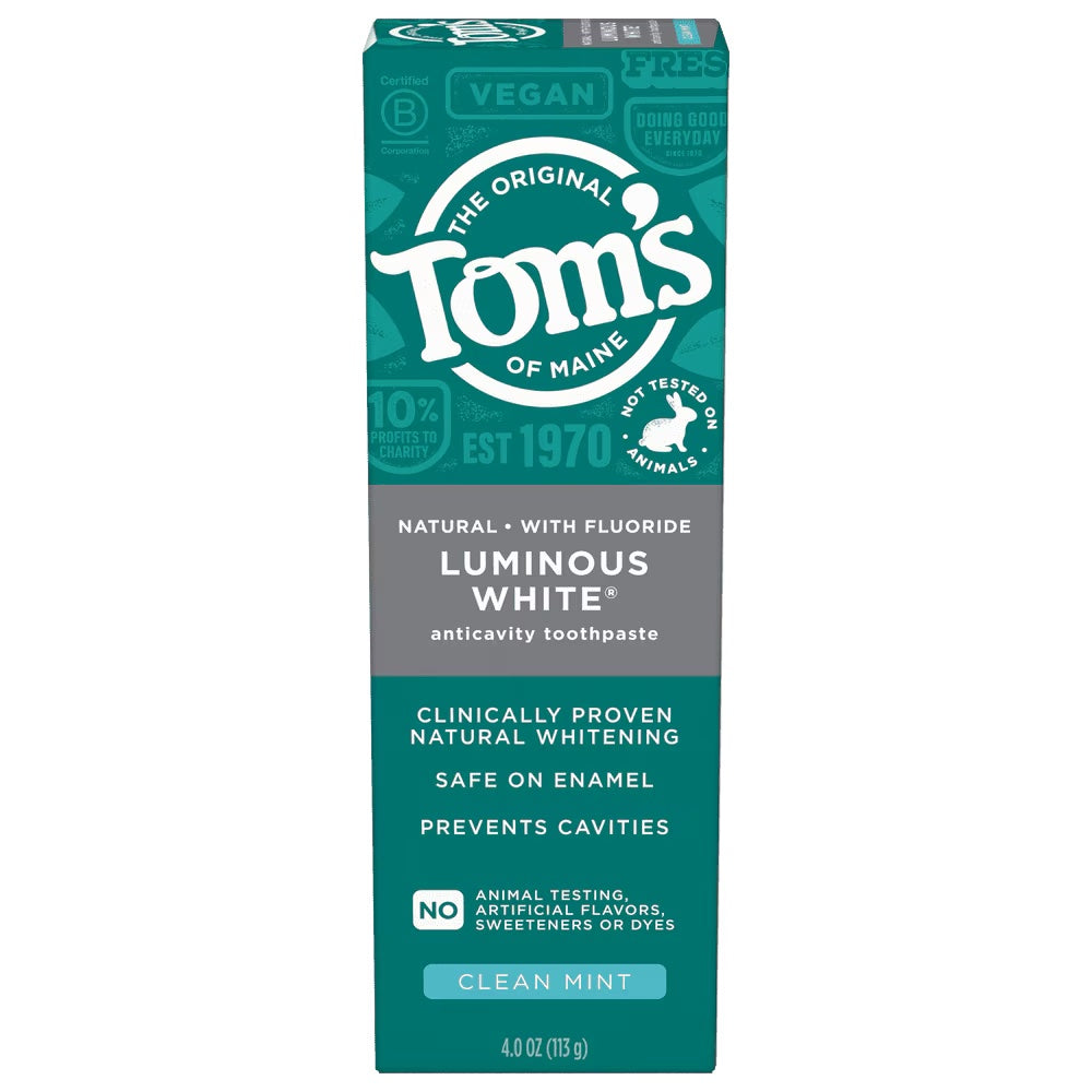 Luminous White Clean Mint Anticavity Toothpaste 6 Pack