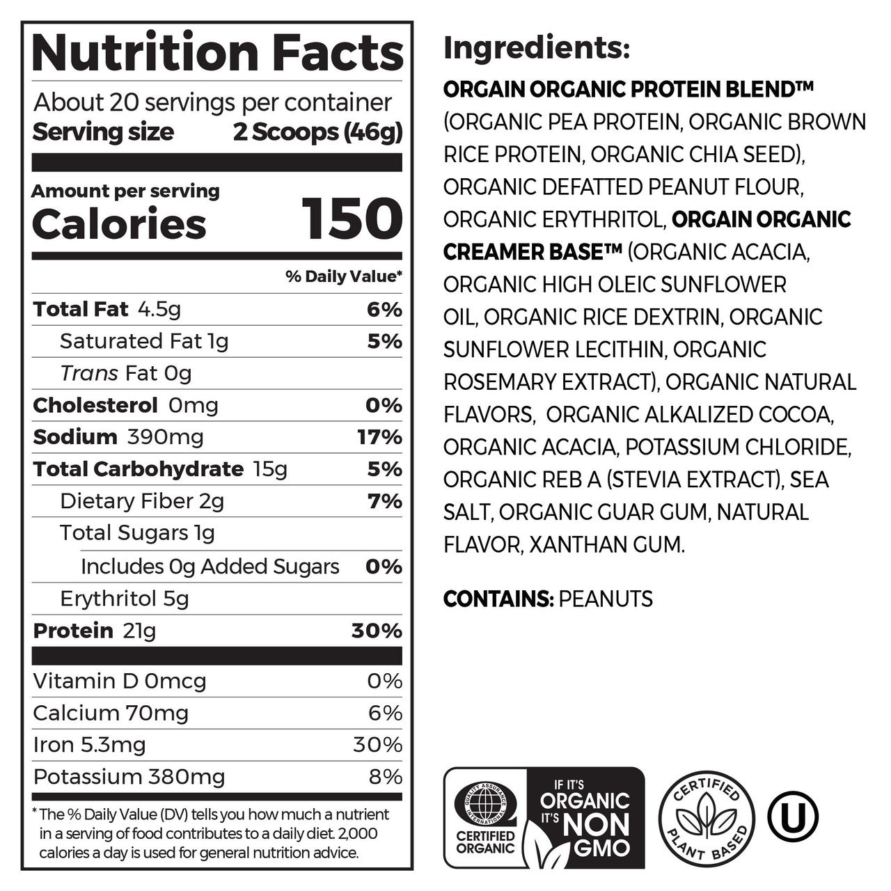 OG2 ORGAIN PRTN PWDR PB ( 1 X 2.03 LB   )-8