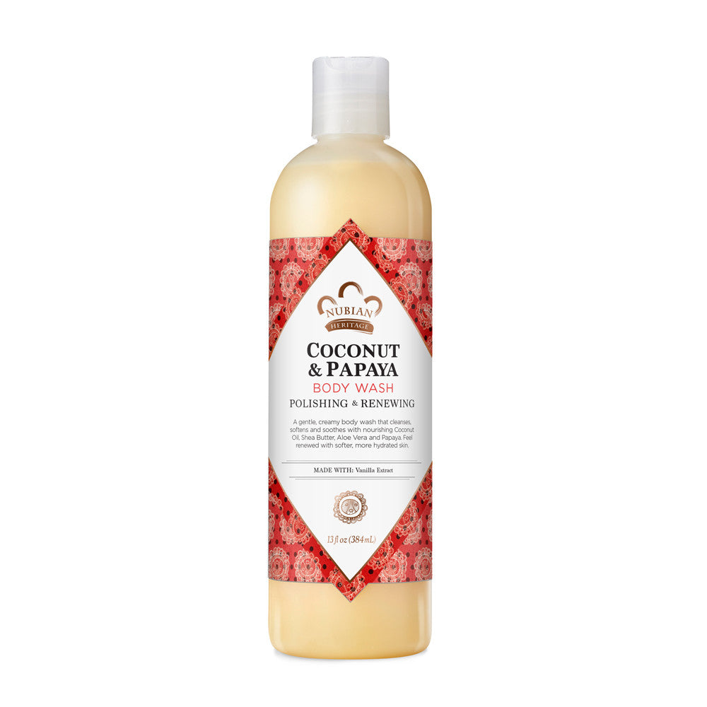 Nubian Heritage Coconut Papaya Bdyws (1x13OZ )-0