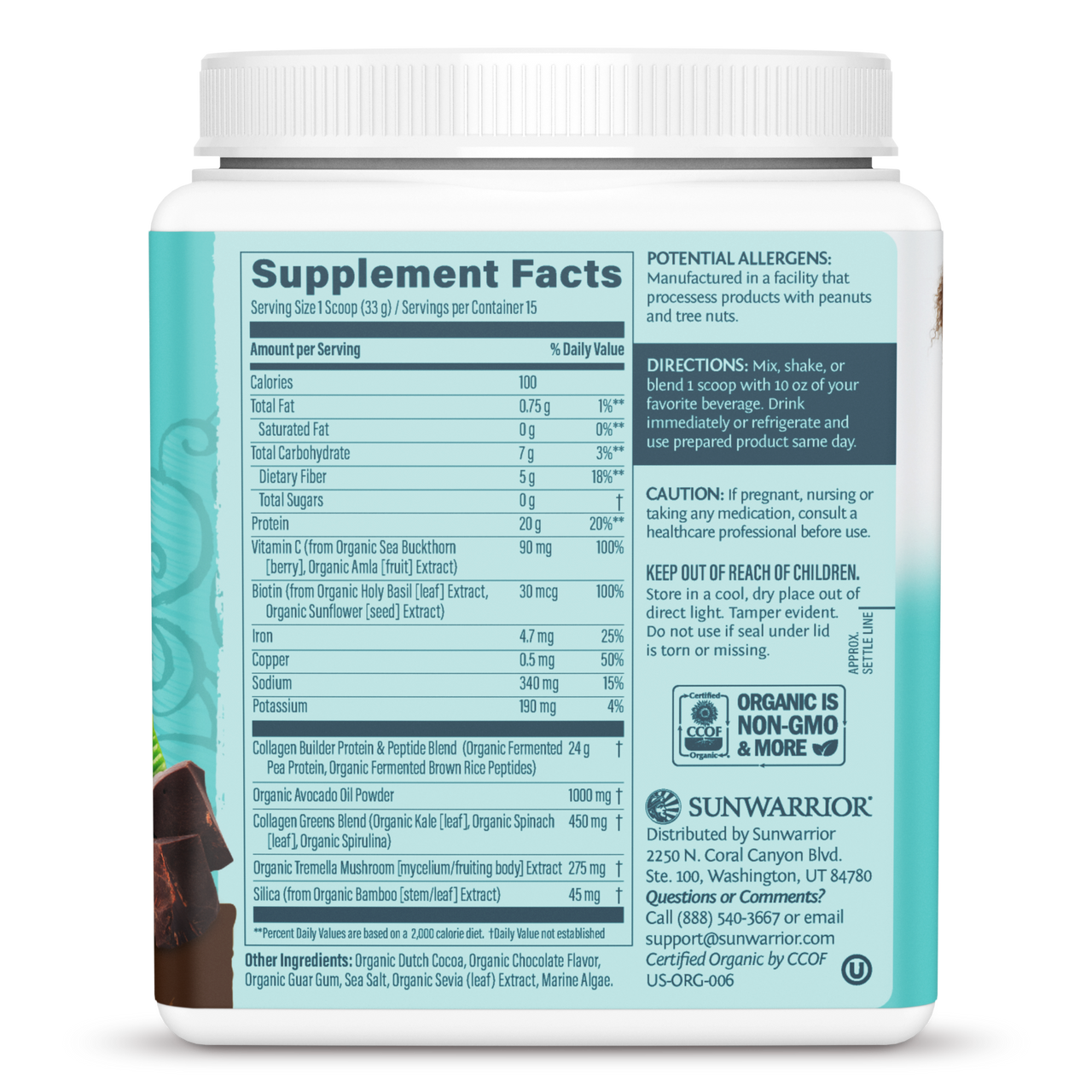 SUNWAR COLLAGEN CHOCOLAT ( 1 X 17.6 OZ   )-1