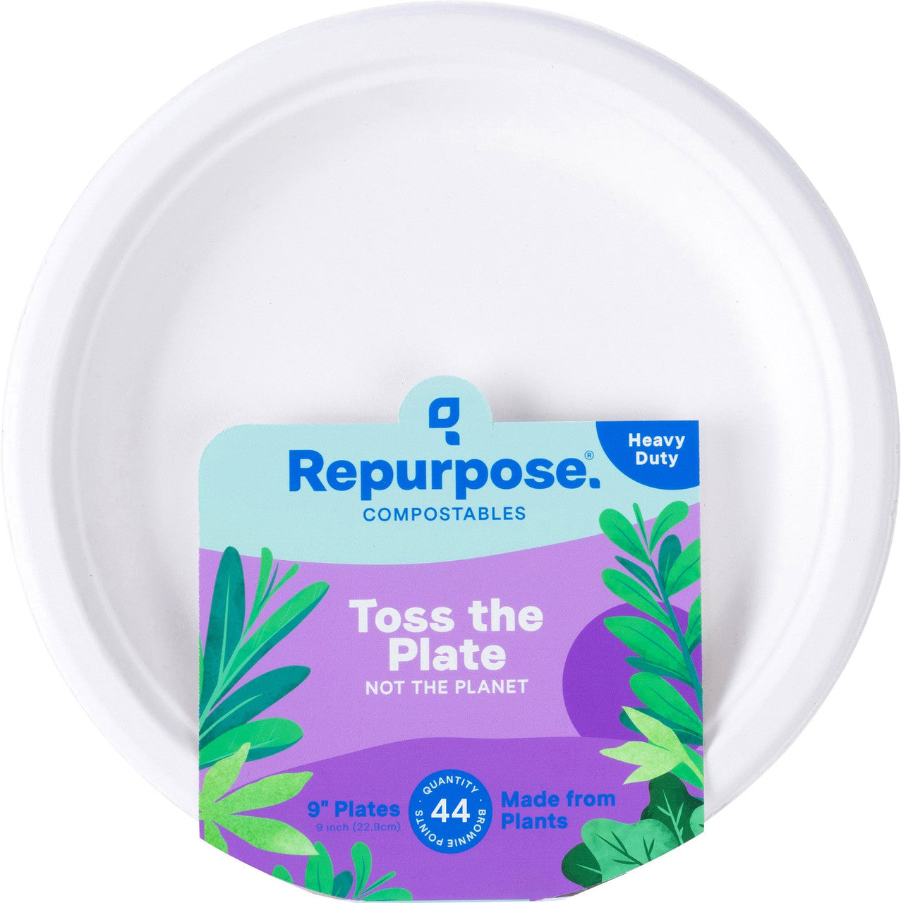 RPURP PLATES COMPST 9 IN ( 6 X 44 CT   )-1