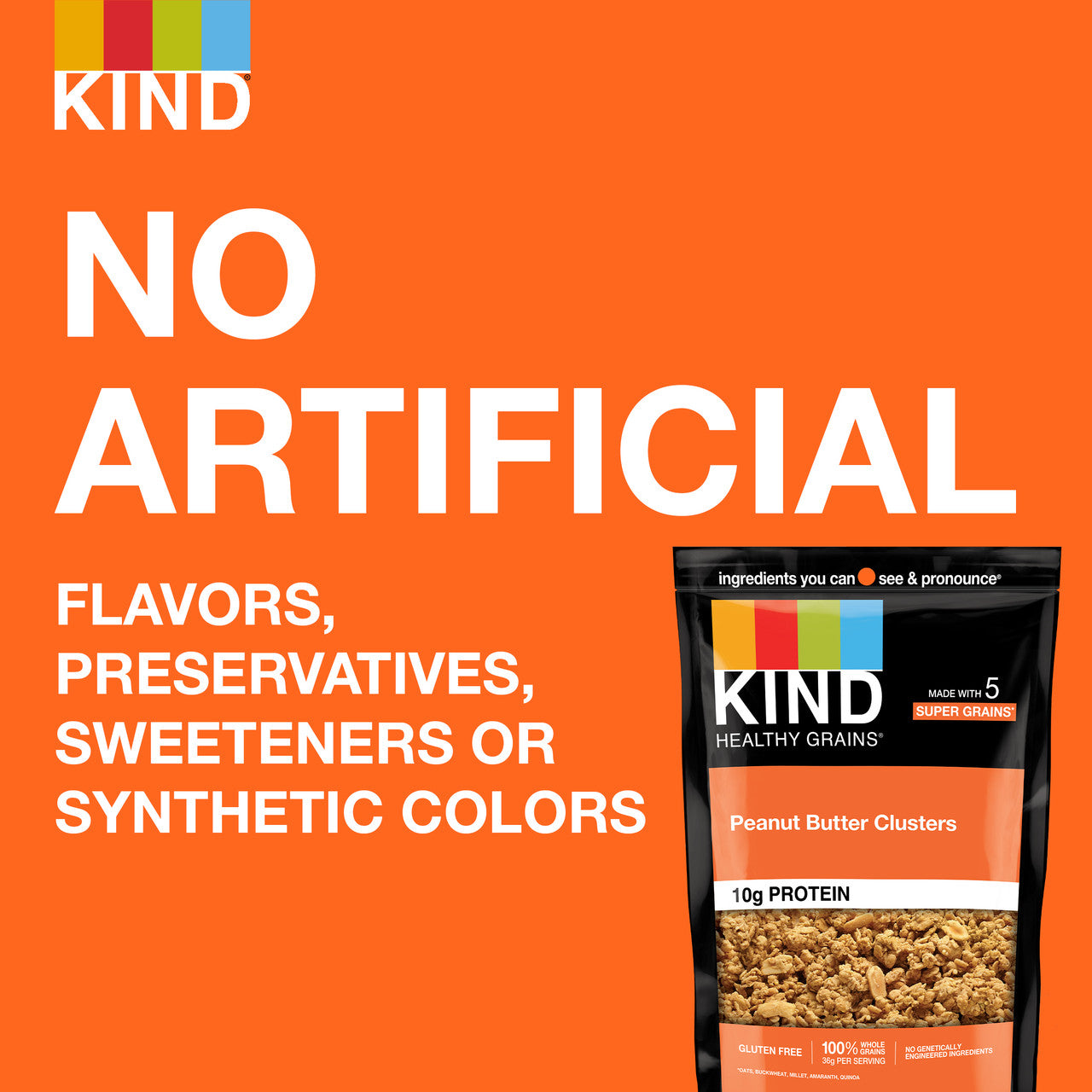 Kind Peanut Butter Wholegrain Clusters (6x11 Oz)-6