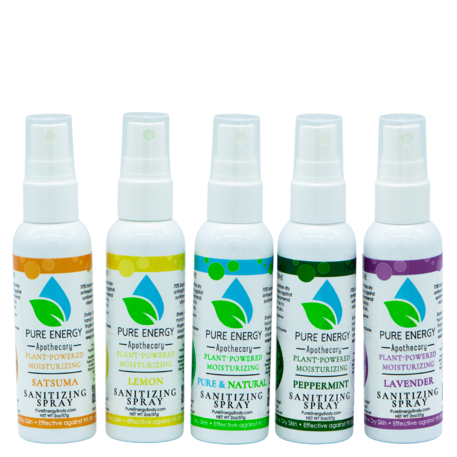 Hand Sanitizer Spray (multi-pack) qty 5 - 2oz bottles-0