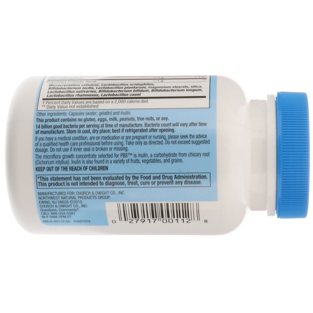 Nutrition Now Pb8 Pro-Biotic Acidophilus (1x120 CAP)-2