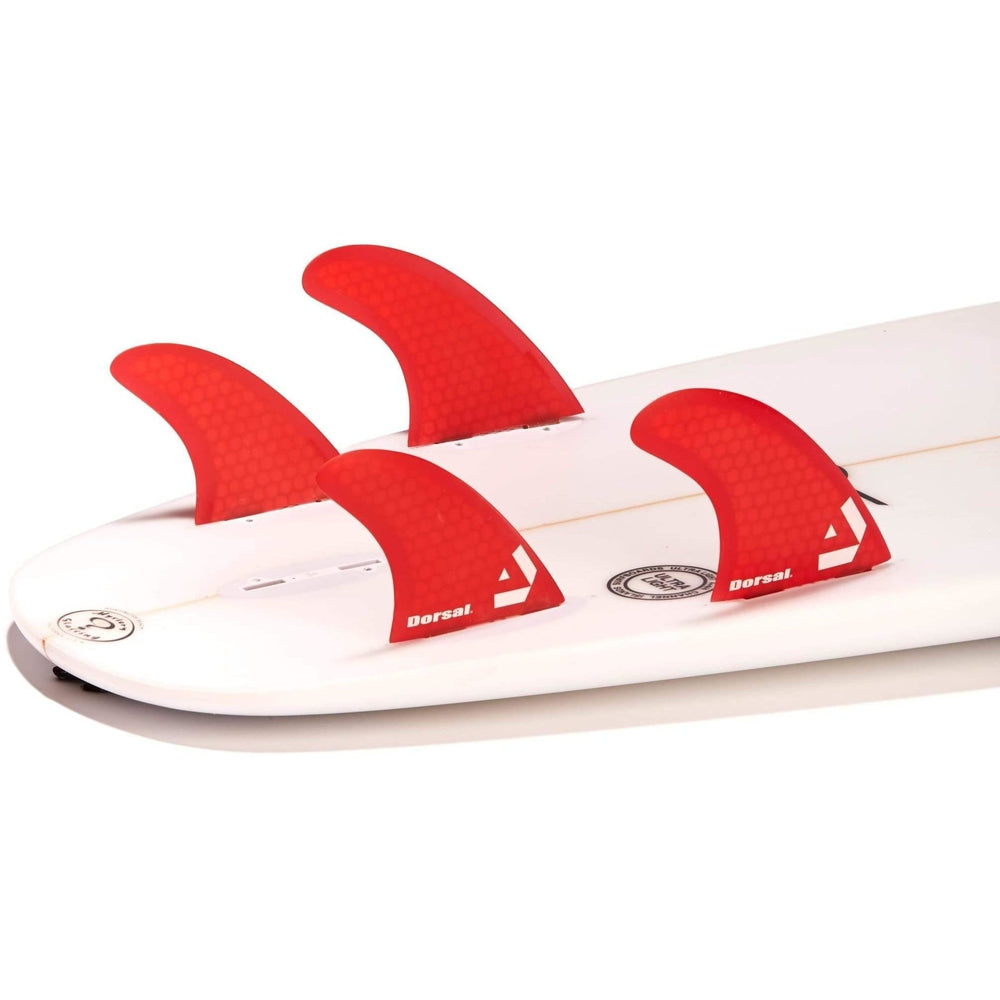 DORSAL Surfboard Fins Quad 4 Set FCS Compatible-0