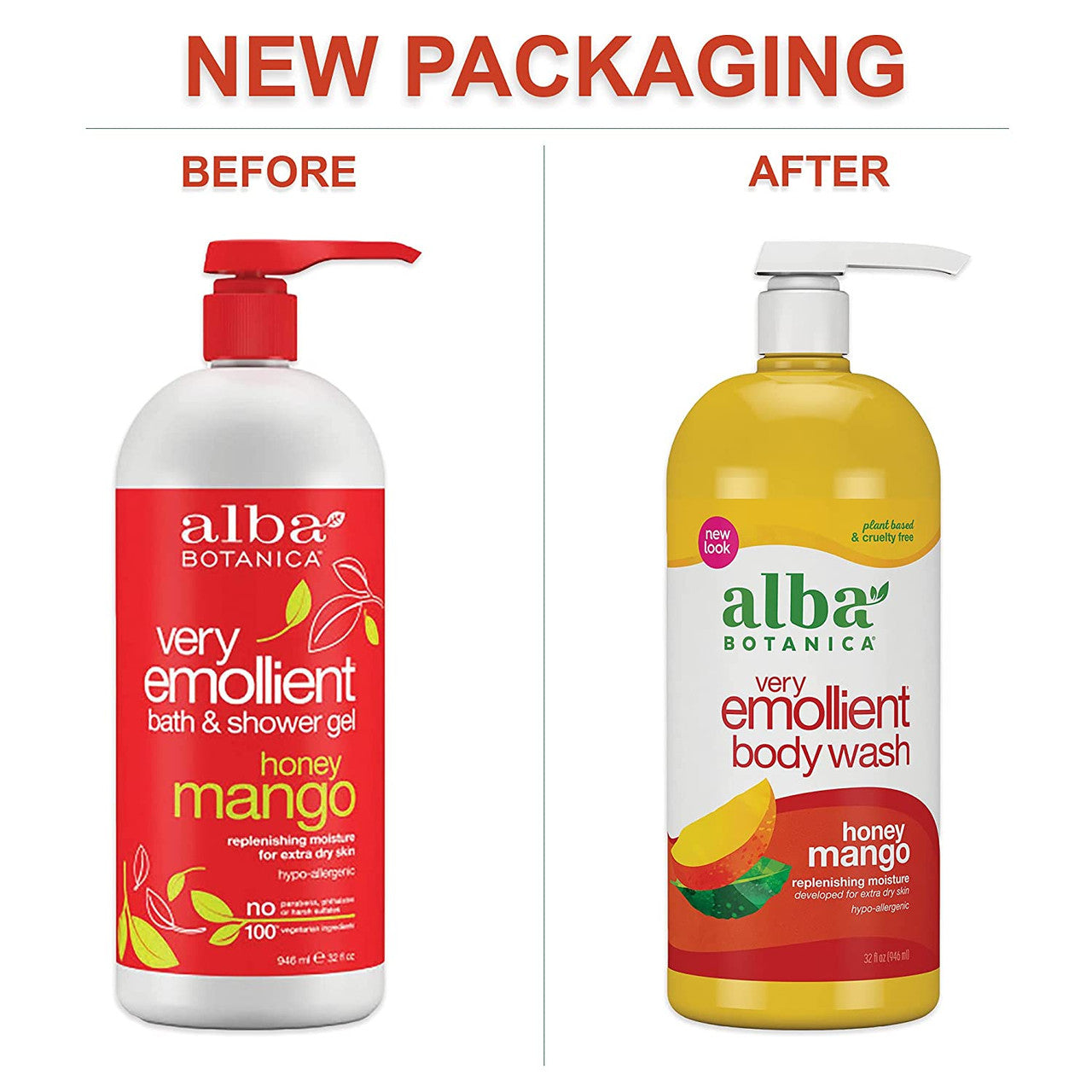 Alba Botanica Honey Mango Body Bath (1x32 Oz)-2