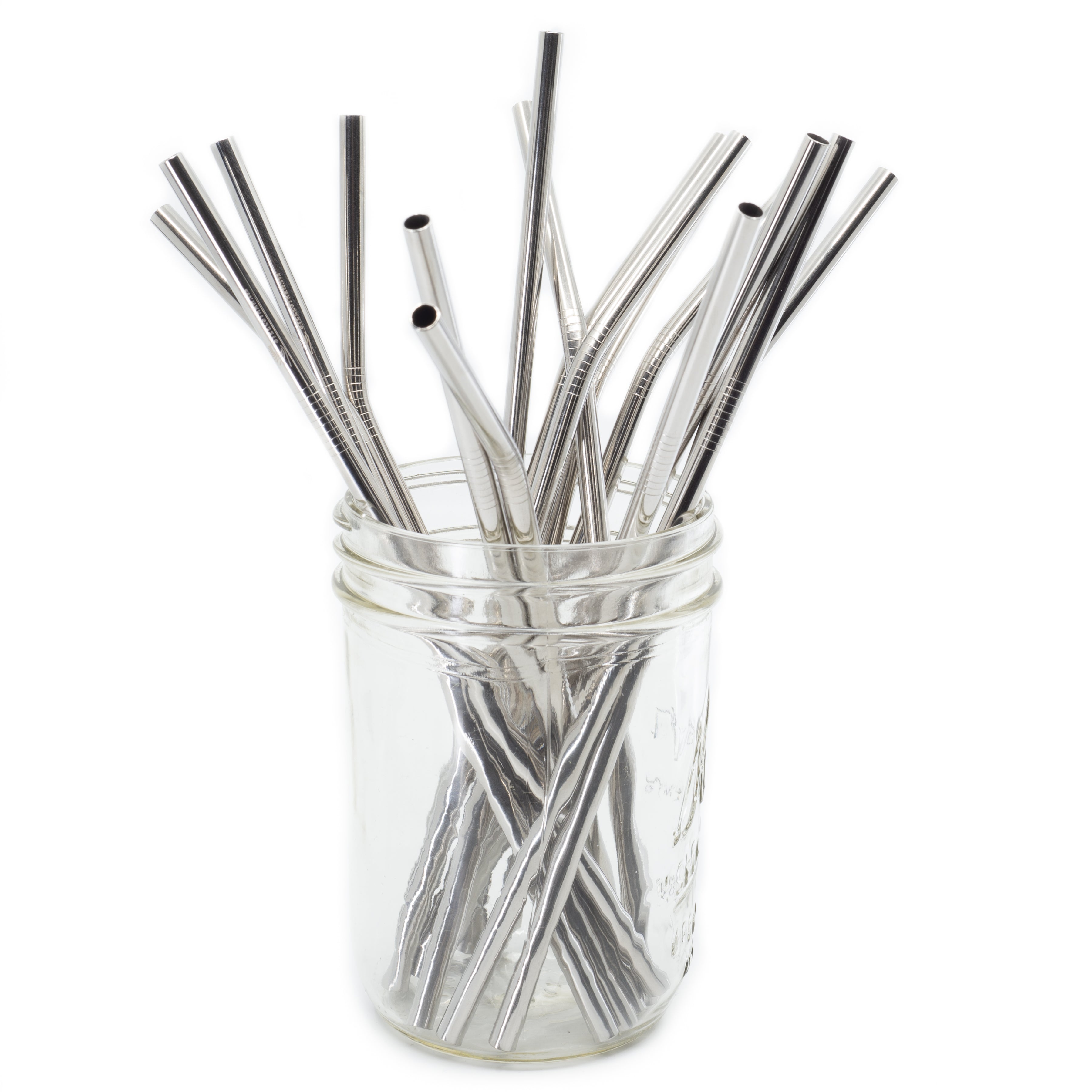 Single - Curved Metal Straws-1