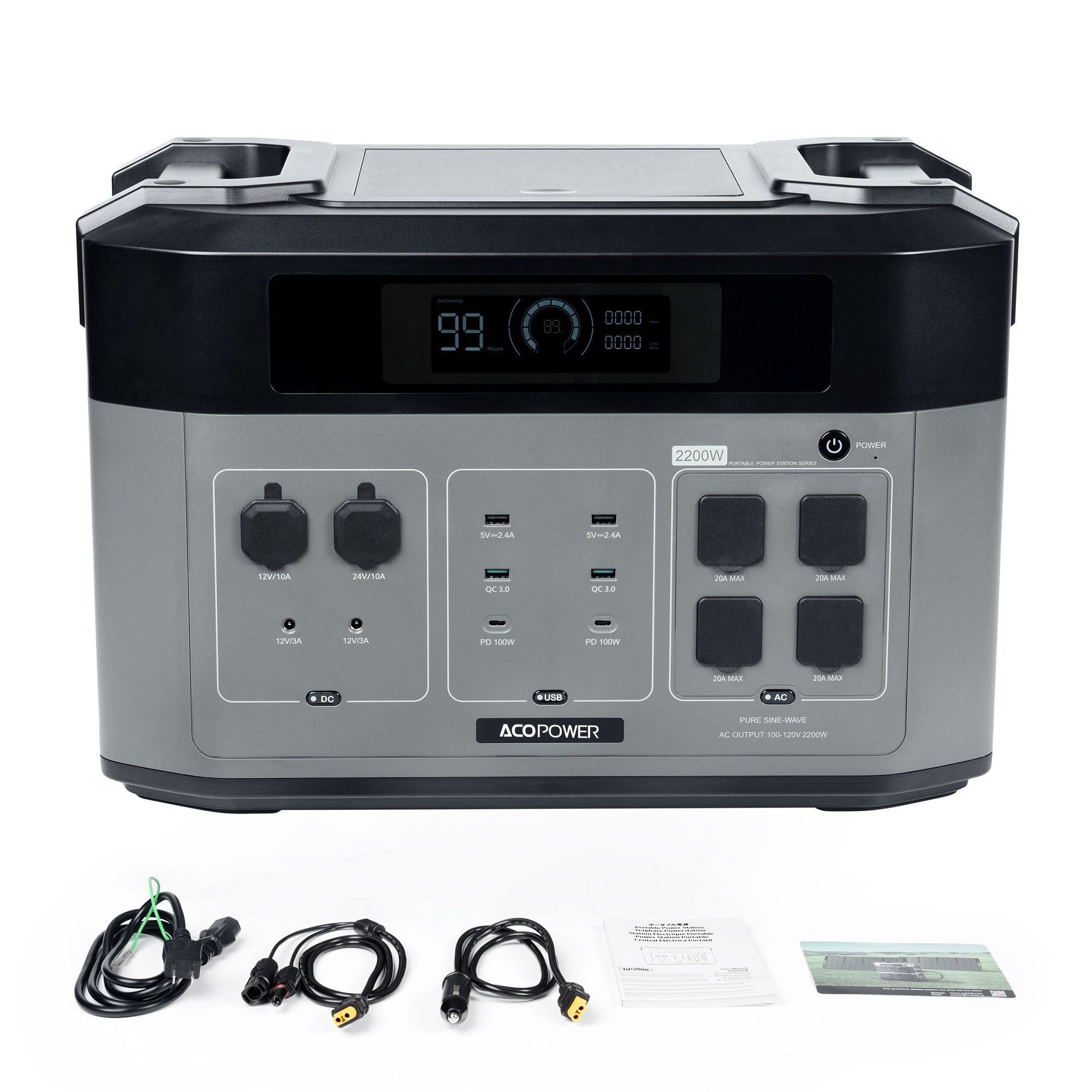ACOPOWER BP2000 Solar Generator 2200W-1
