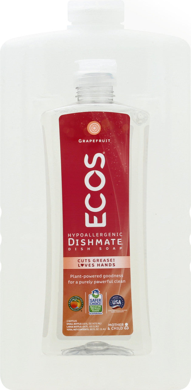 ECOS DISHMATE GRAPEFRUIT ( 4 X 80 OZ   )-1
