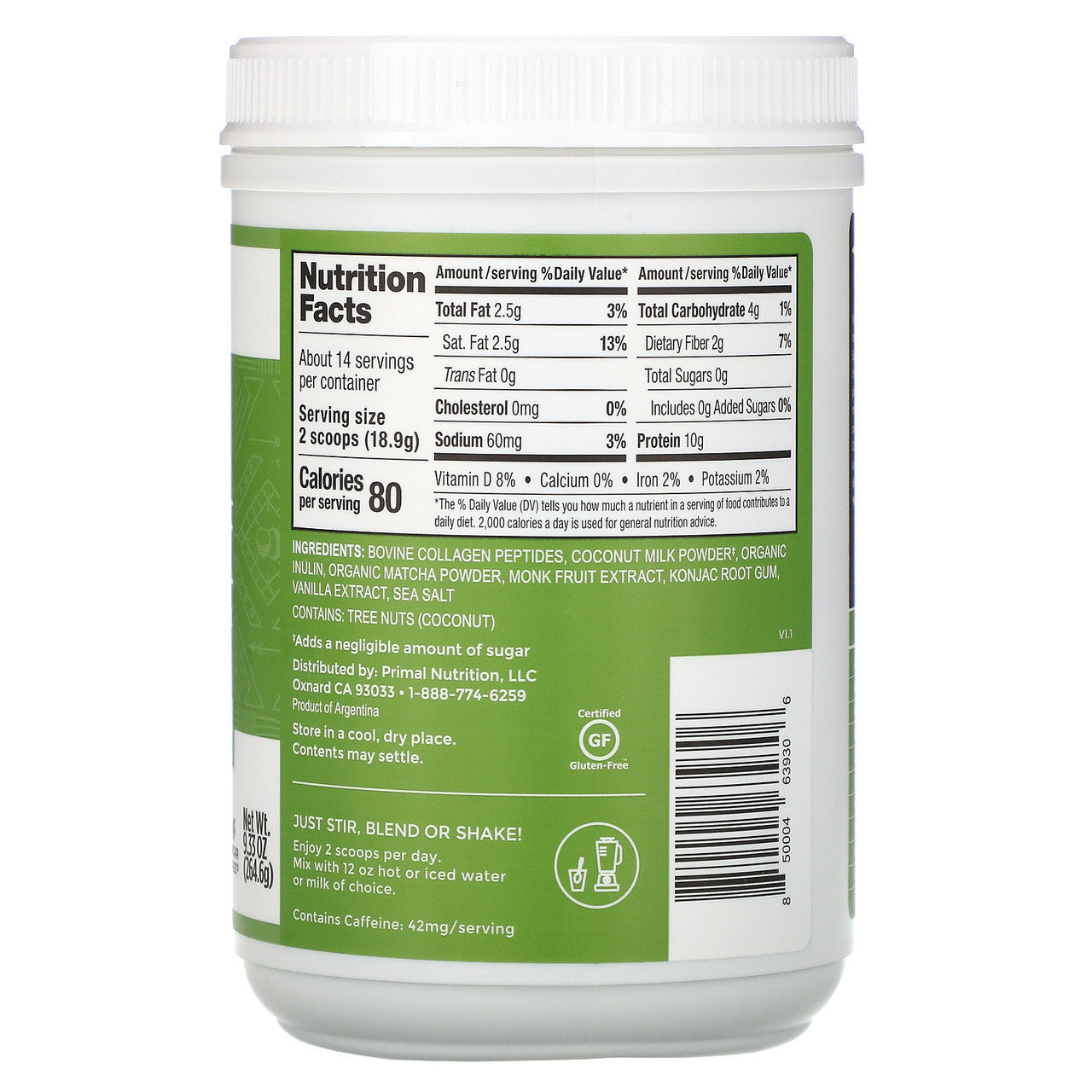 P.K. CLGN KTO MATCHA DF ( 1 X 9.33 OZ   )-1