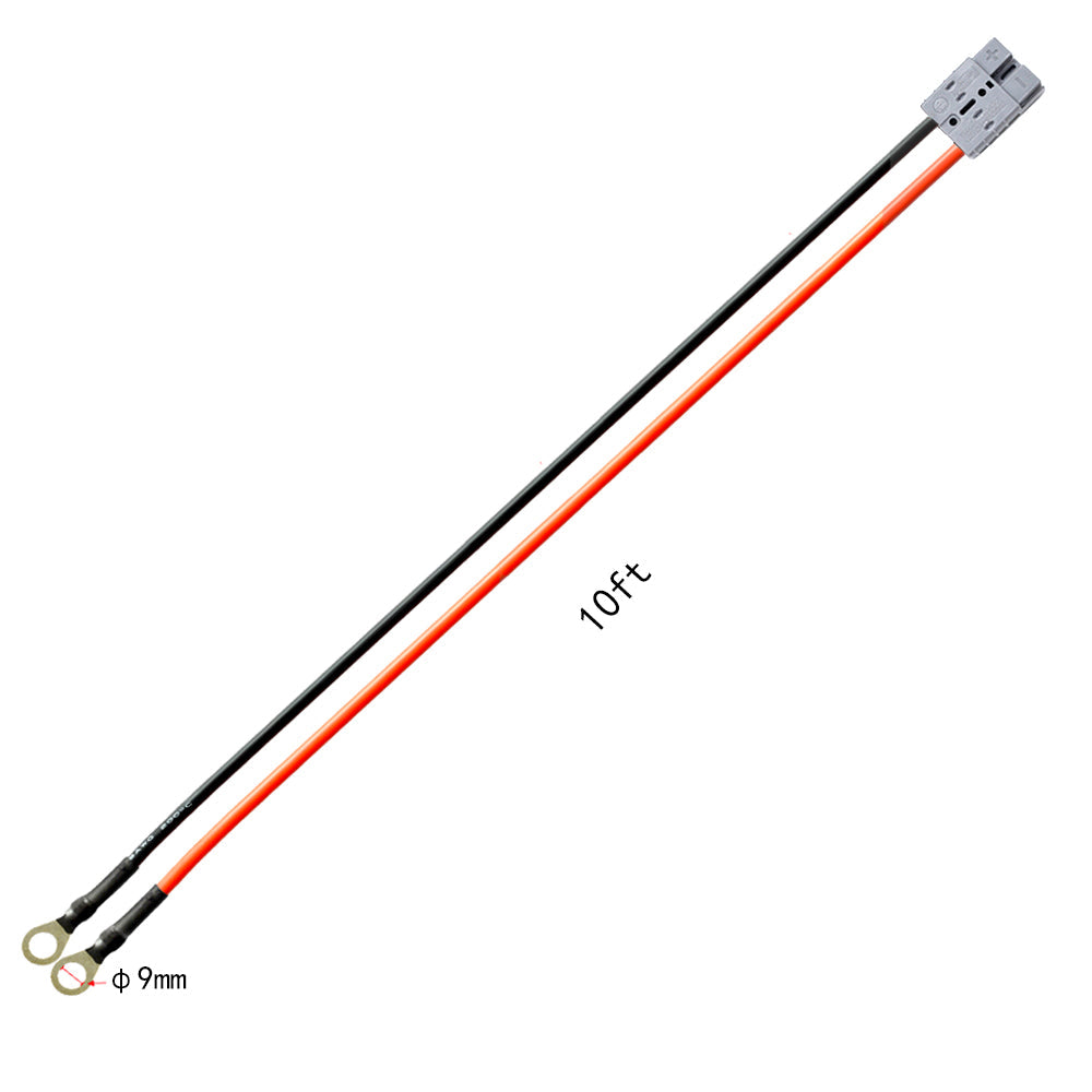 ACOPOWER 9ft 8AWG Anderson-Ring Cable-3