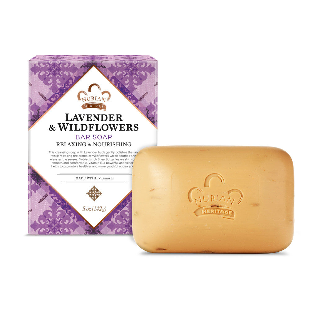 Nubian Heritage Lavendar Wild Flwr Soap (1x5OZ )-2
